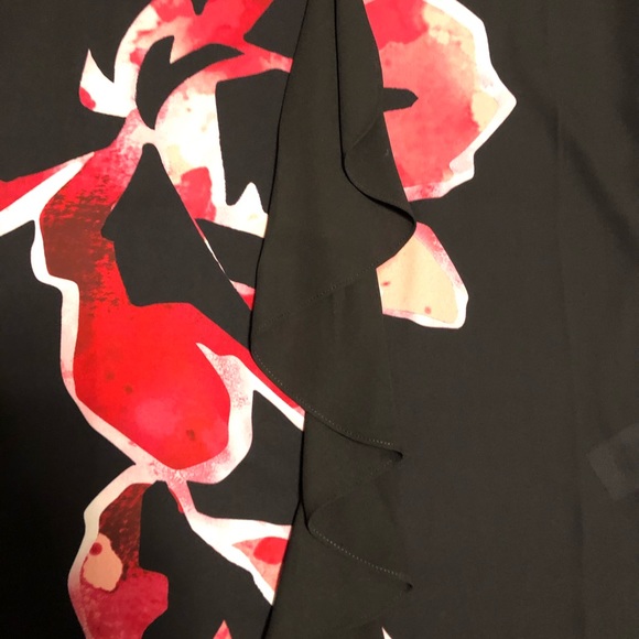 Formal Blouse w/ Ruffle Detail - Picture 2 of 2